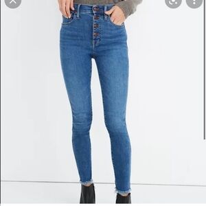 Madewell 10” high rise skinny TALL